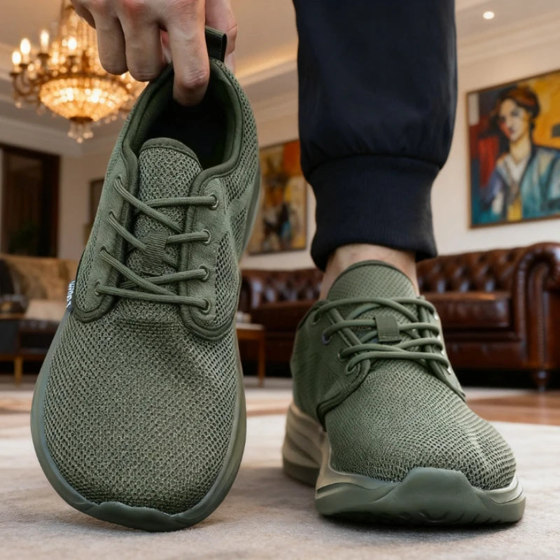 New Men's Casual Wide Barefoot Shoes, Unisex Trail-Running Non-Slip Minimalist Walking Shoes, Fashionable Breathable Men's Sneakers