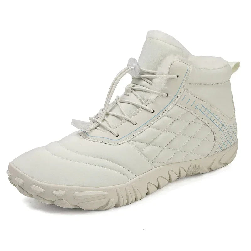 Warm barefoot winter boots - Grippy and comfortable