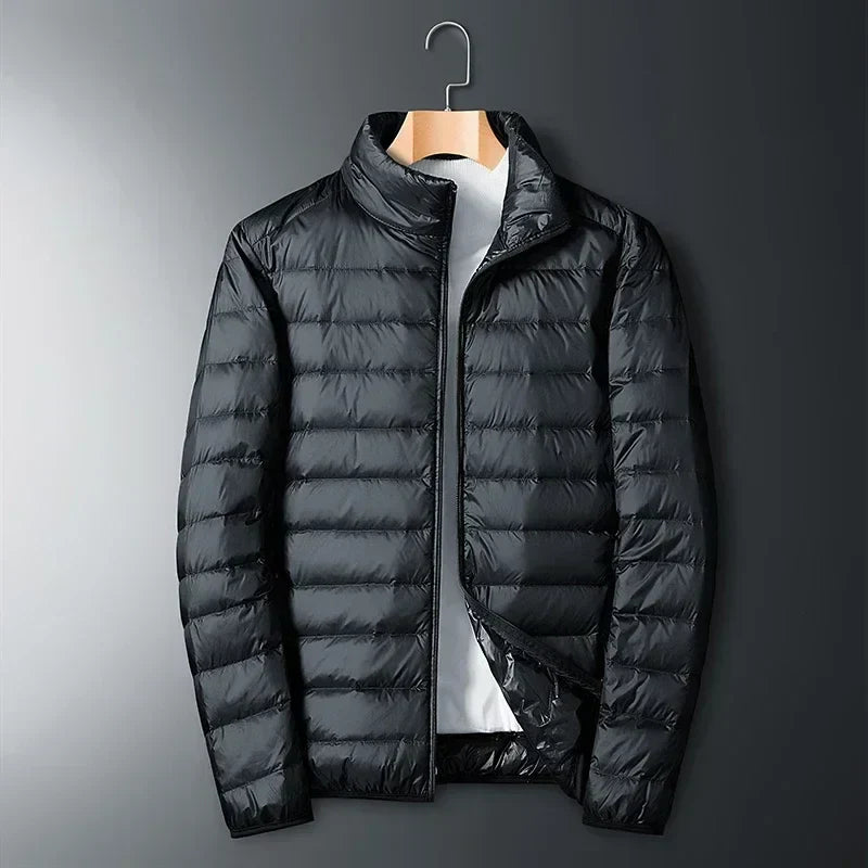 Lichtgewicht puffer jas voor heren - Compact en warm