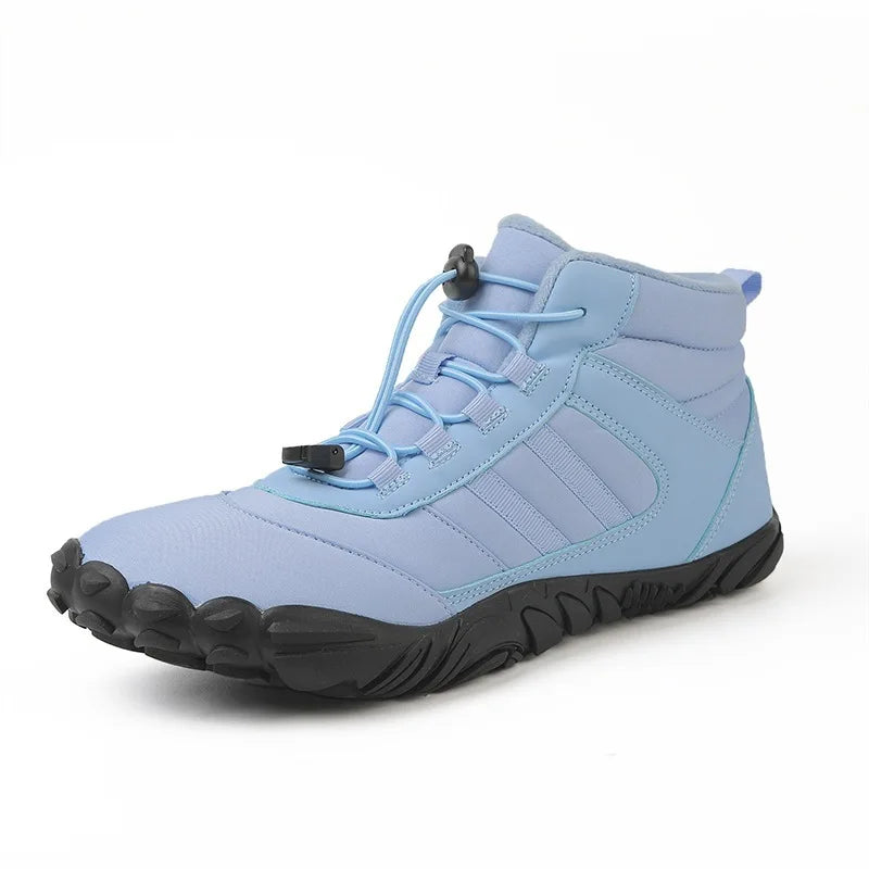 Warm barefoot winter boots - Grippy and comfortable