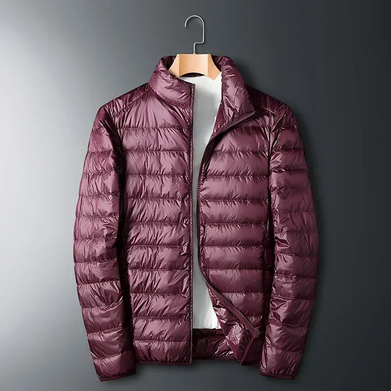 Lichtgewicht puffer jas voor heren - Compact en warm