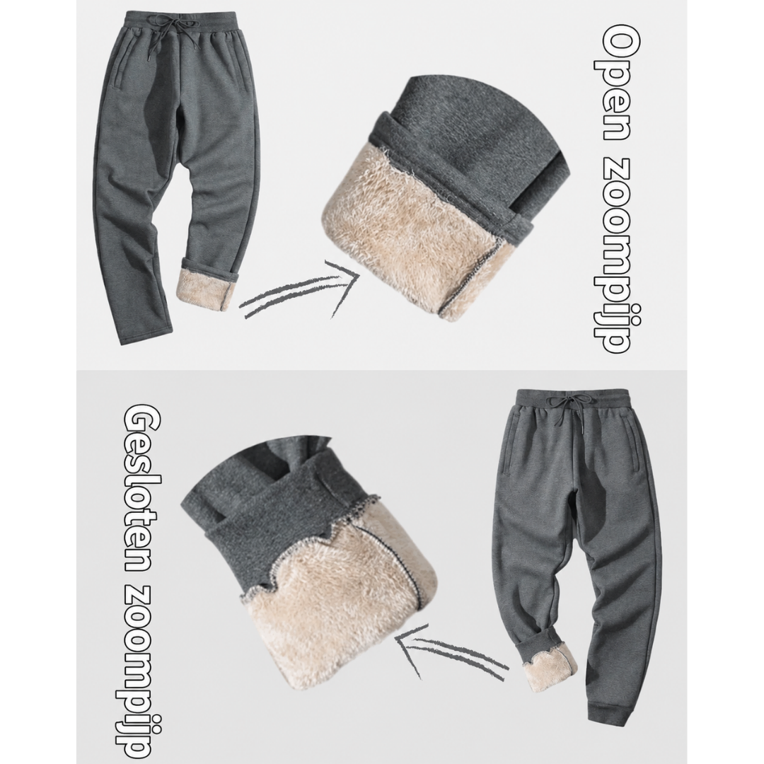 Bastien - Heren Joggingbroek met Fleecevoering en Relaxte Pasvorm