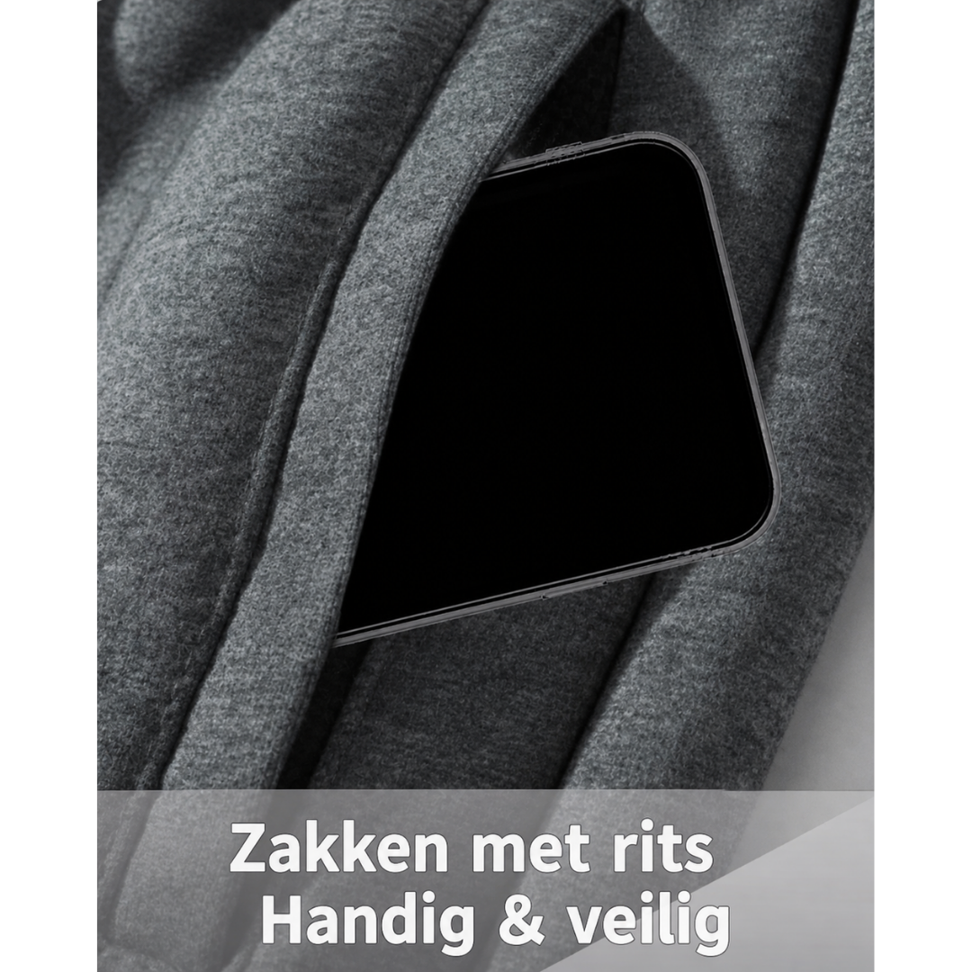 Bastien - Heren Joggingbroek met Fleecevoering en Relaxte Pasvorm