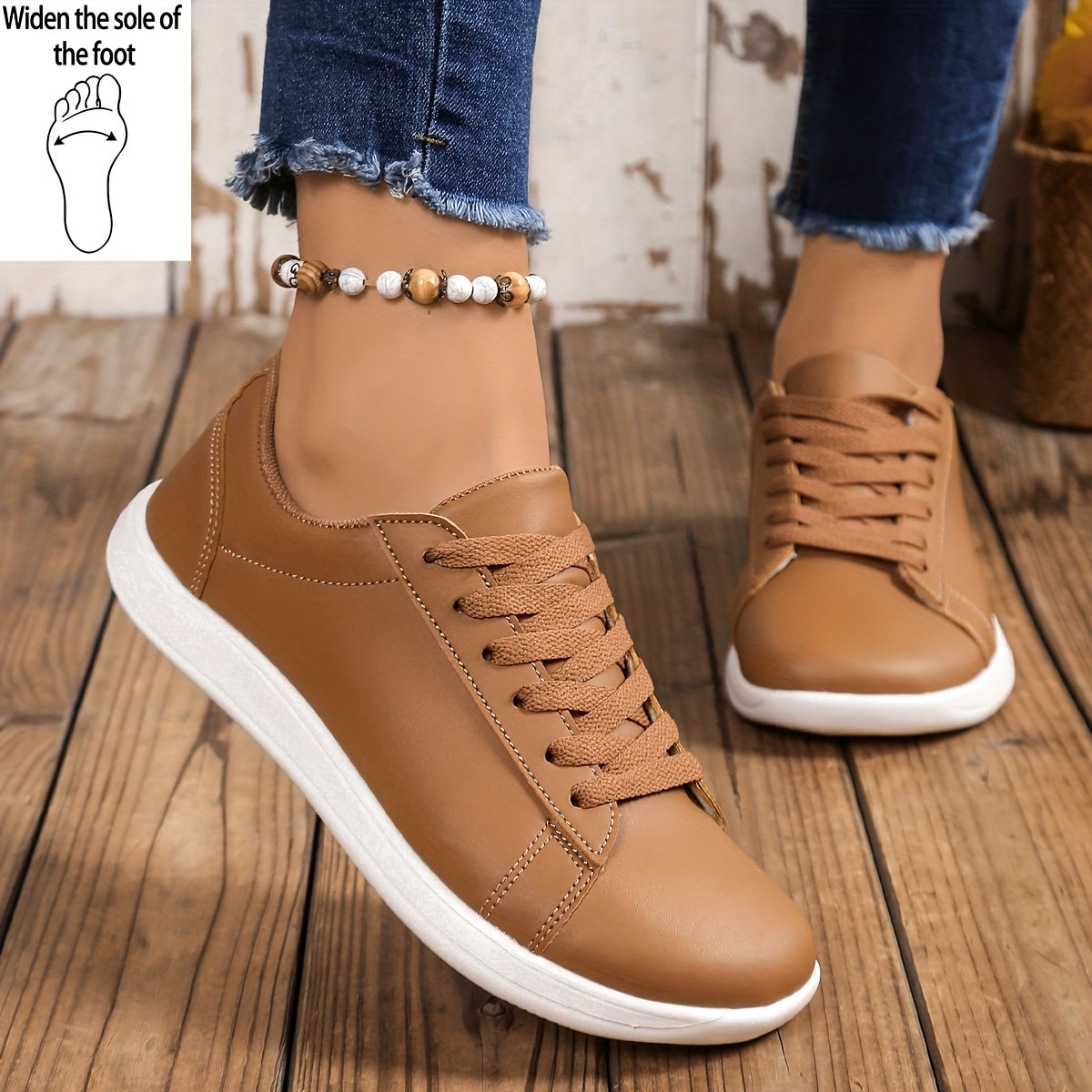 Barefoot sneakers voor dames met brede pasvorm - Licht en comfortabel