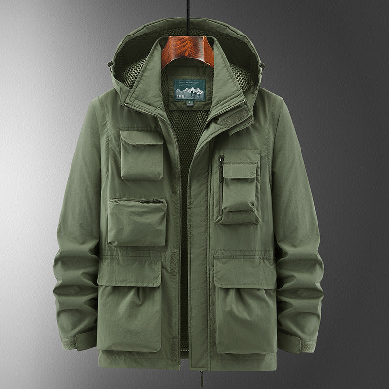 Heren outdoor shell jack - Licht en beschermend