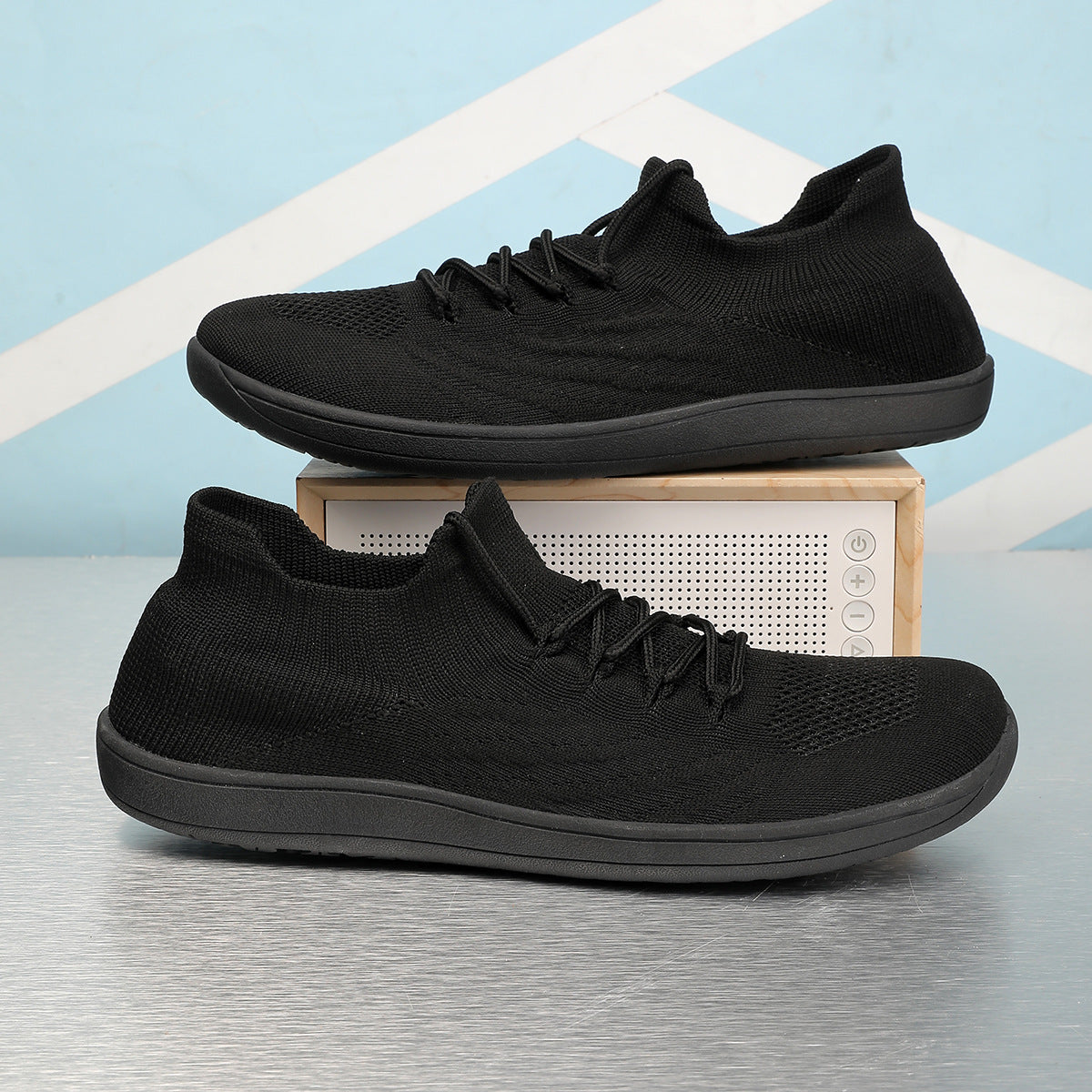 Ademende flyknit sportschoenen voor heren - Licht en flexibel