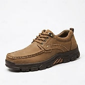 Men's moccasins with lug soles - Vintage and comfortable