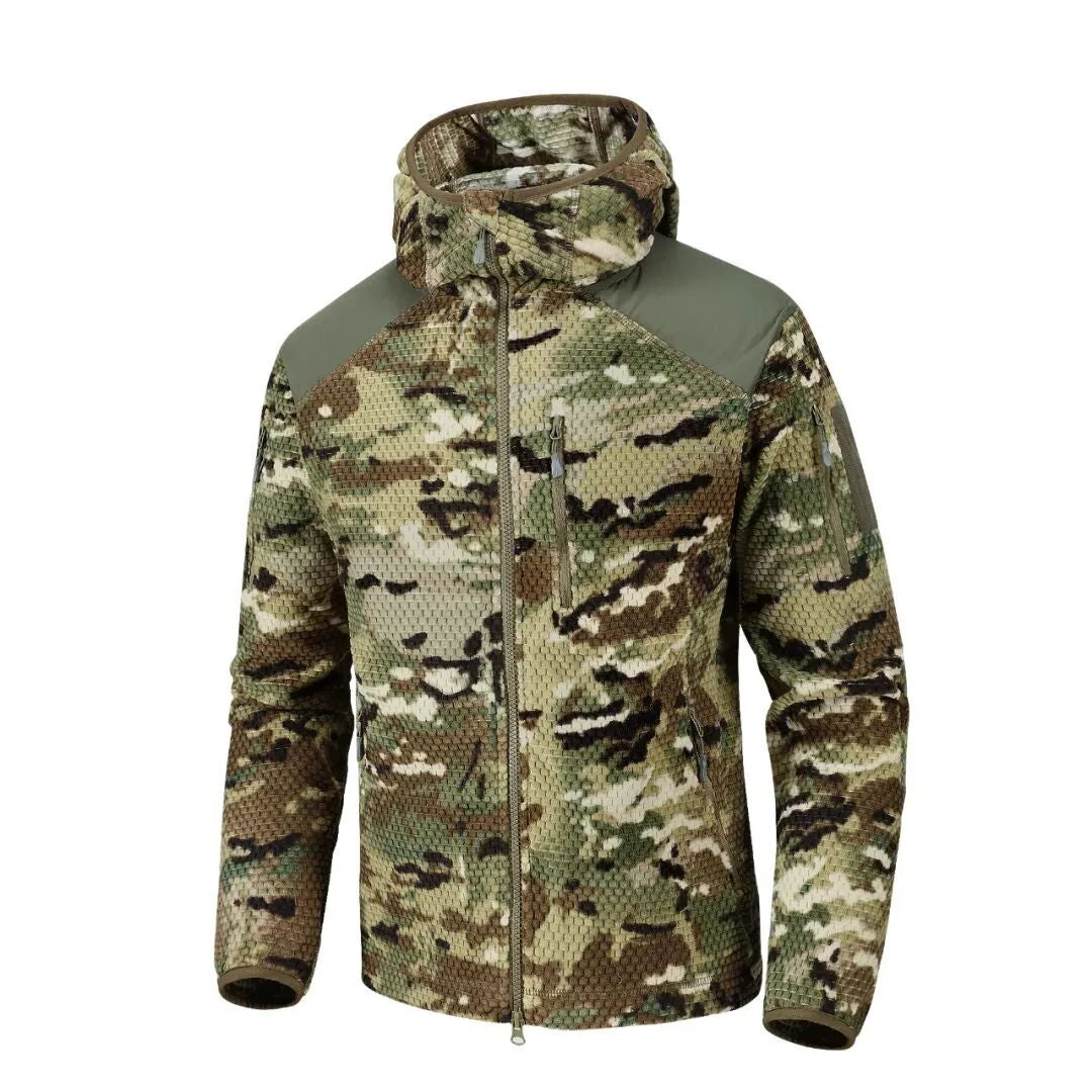 Heren fleece hoodie met rits - Licht en warm