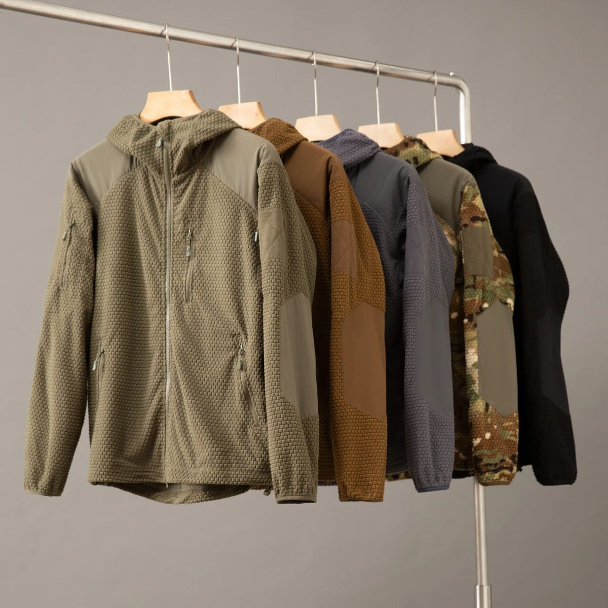 Heren fleece hoodie met rits - Licht en warm