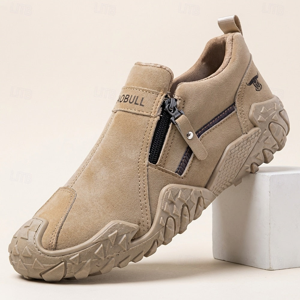 Casual men's shoes with zipper - Breathable and comfortable
