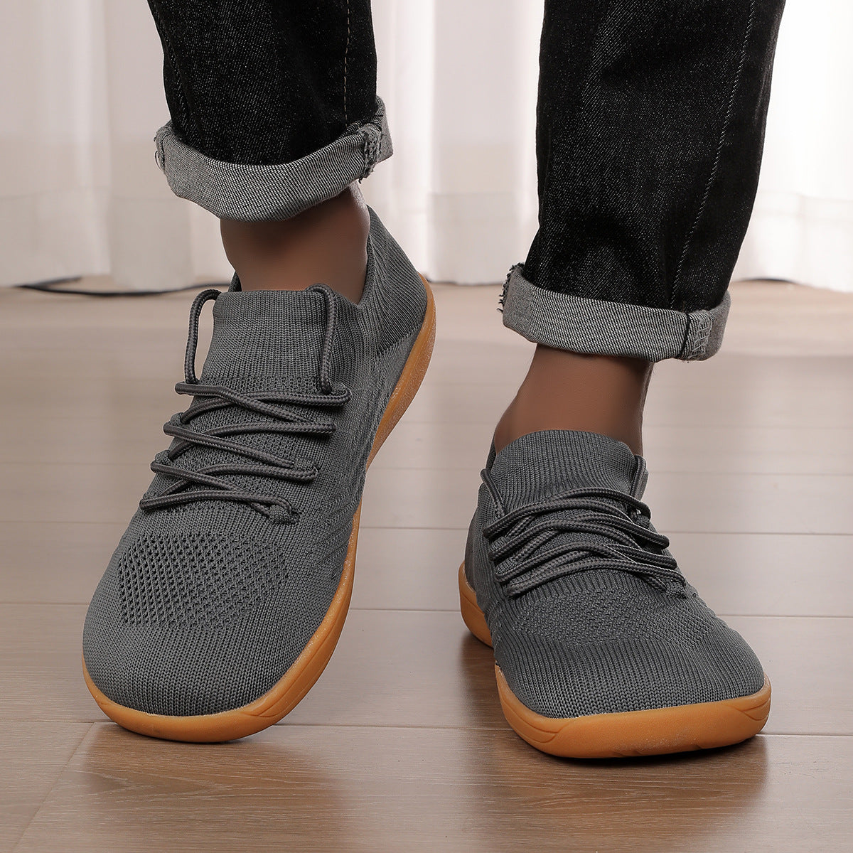 Ademende flyknit sportschoenen voor heren - Licht en flexibel