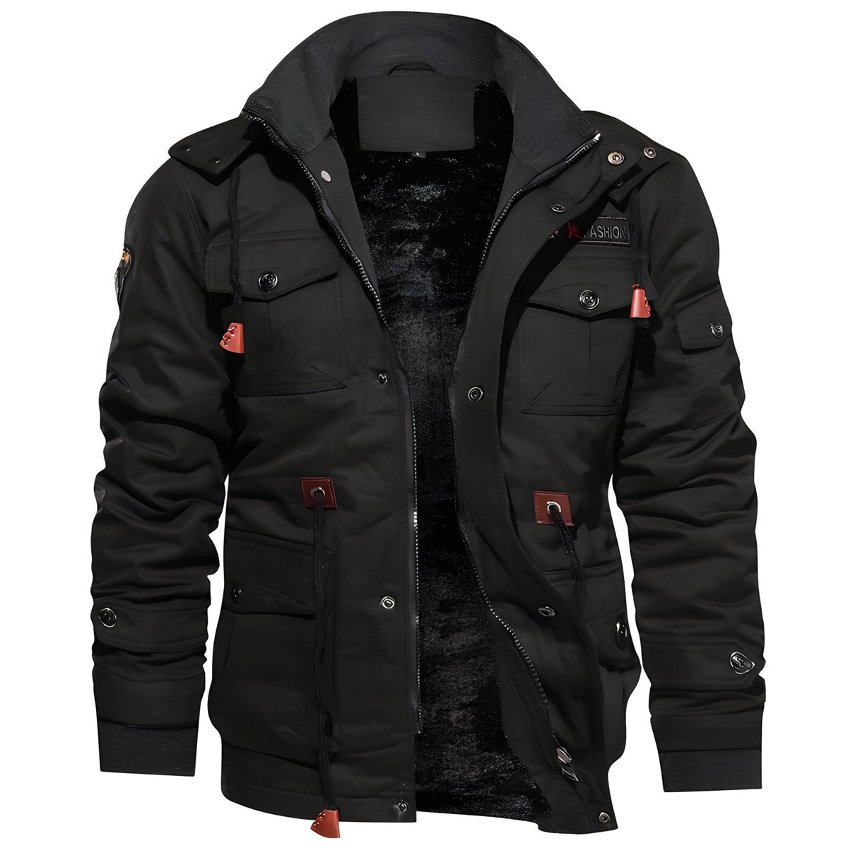 Heren outdoorjas met meerdere zakken - Warm en praktisch