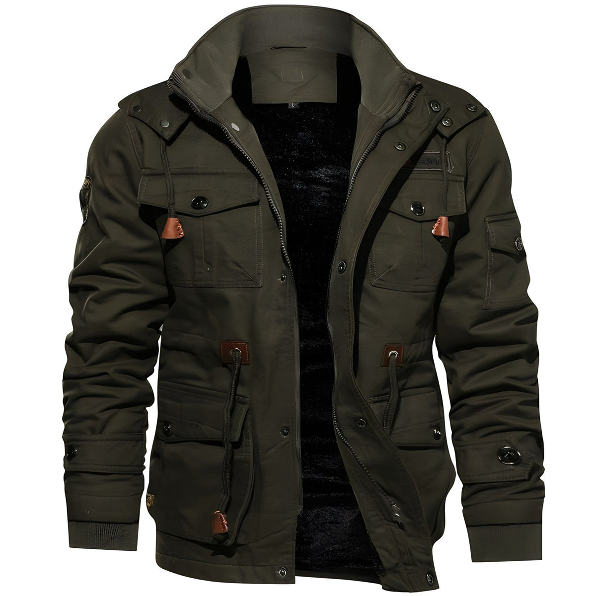 Heren outdoorjas met meerdere zakken - Warm en praktisch