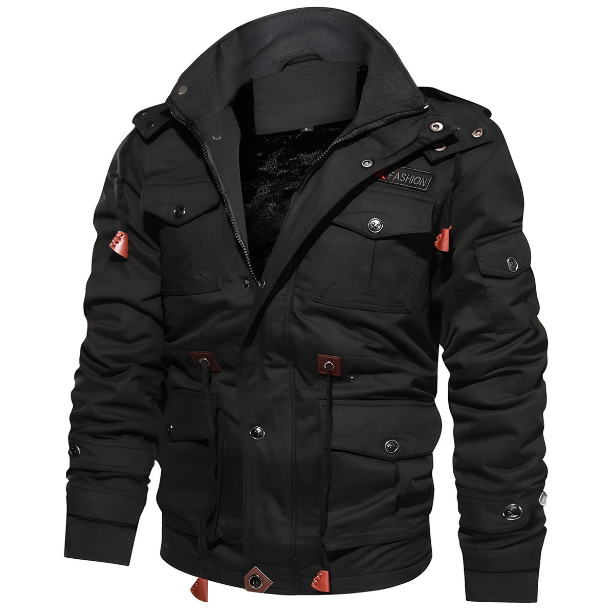 Heren outdoorjas met meerdere zakken - Warm en praktisch