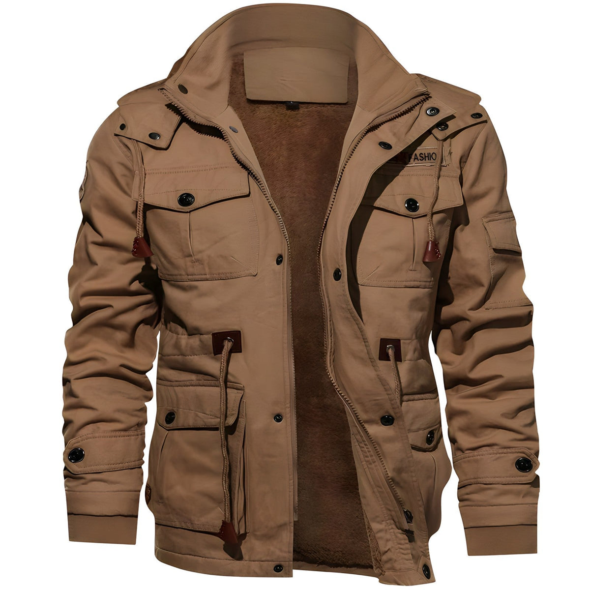 Heren outdoorjas met meerdere zakken - Warm en praktisch