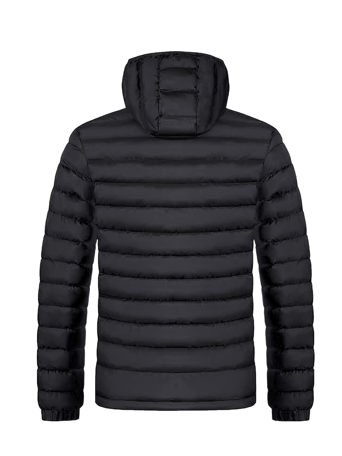 Padded winter jacket with hood for men - Warm and practical