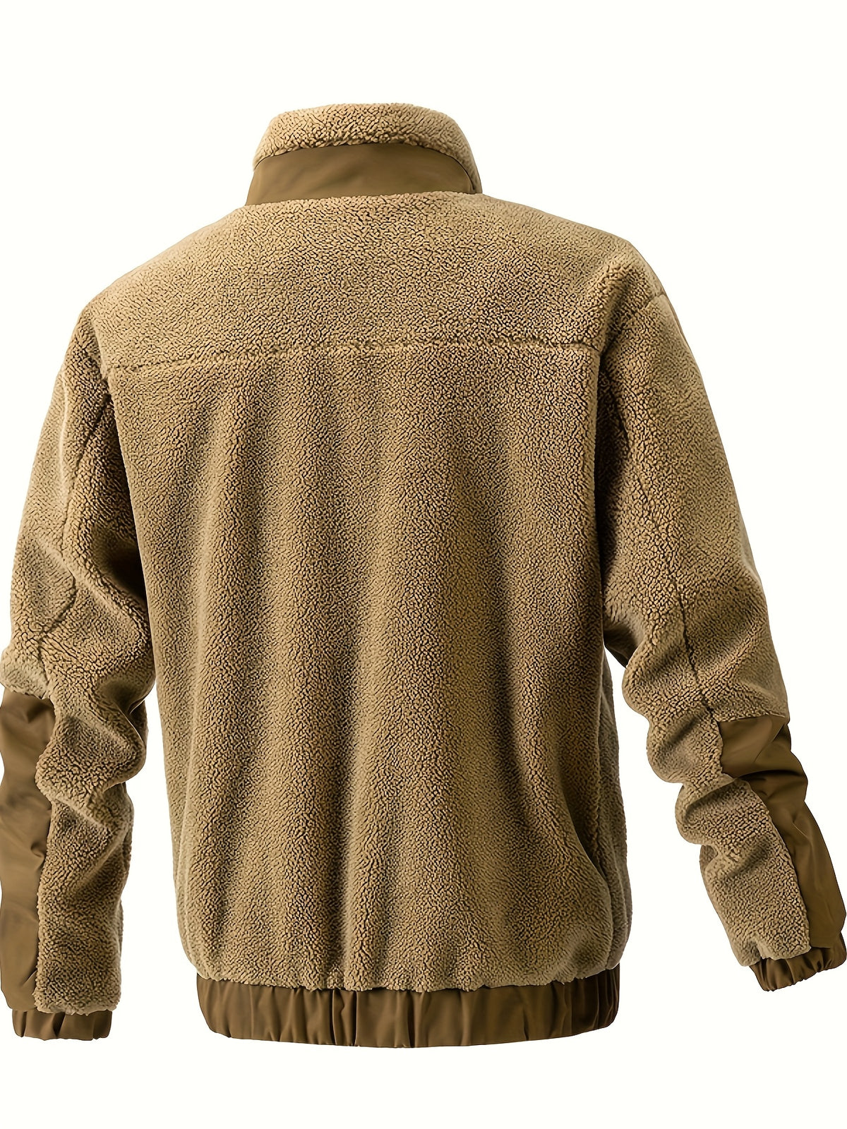 Fleece jacket with stand-up collar for men - Warm and comfortable