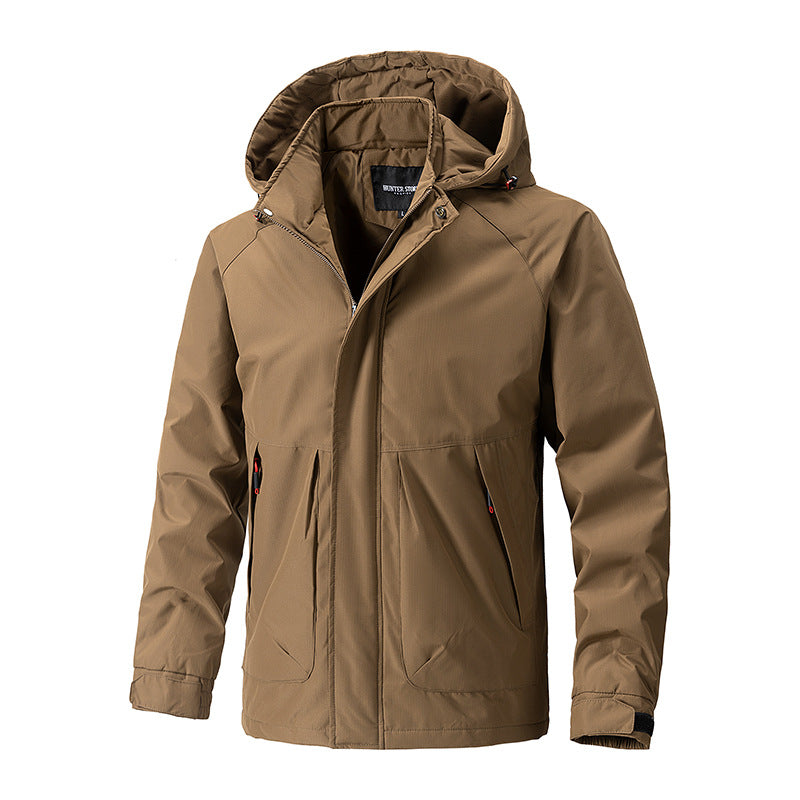 Heren outdoor jack met capuchon - Casual en functioneel