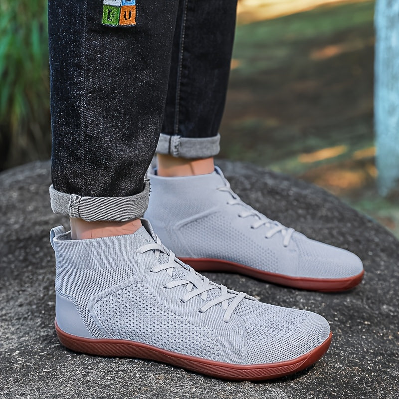 High-top barefoot shoes for men - Wide and natural