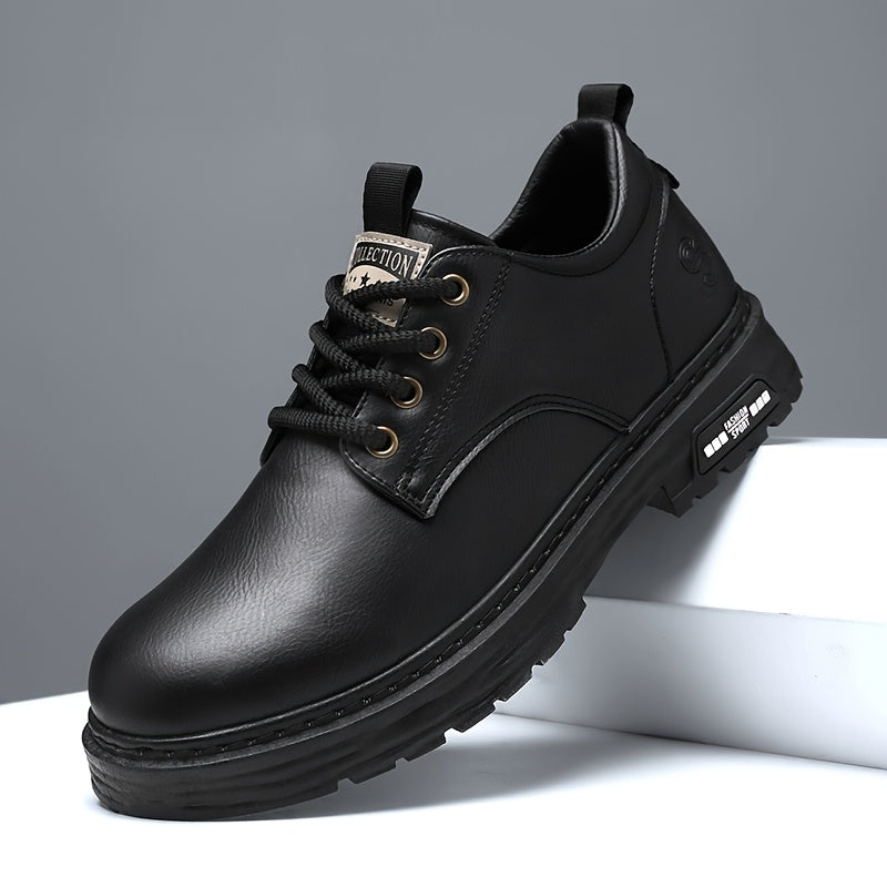 Heren vetersneakers met robuuste zool - Casual en stevig
