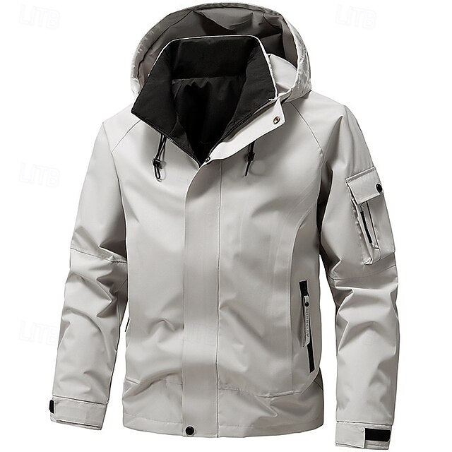 Padded men's hiking jacket - Windproof and durable