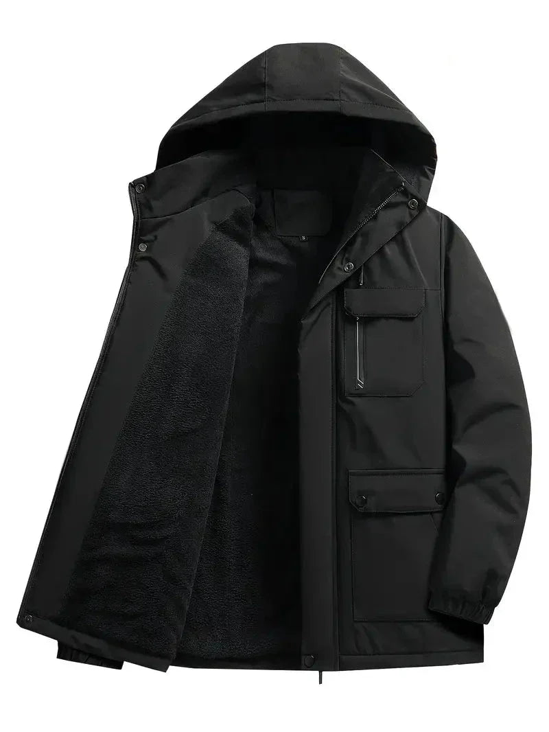 Heren winterparka regular fit - Warm en praktisch