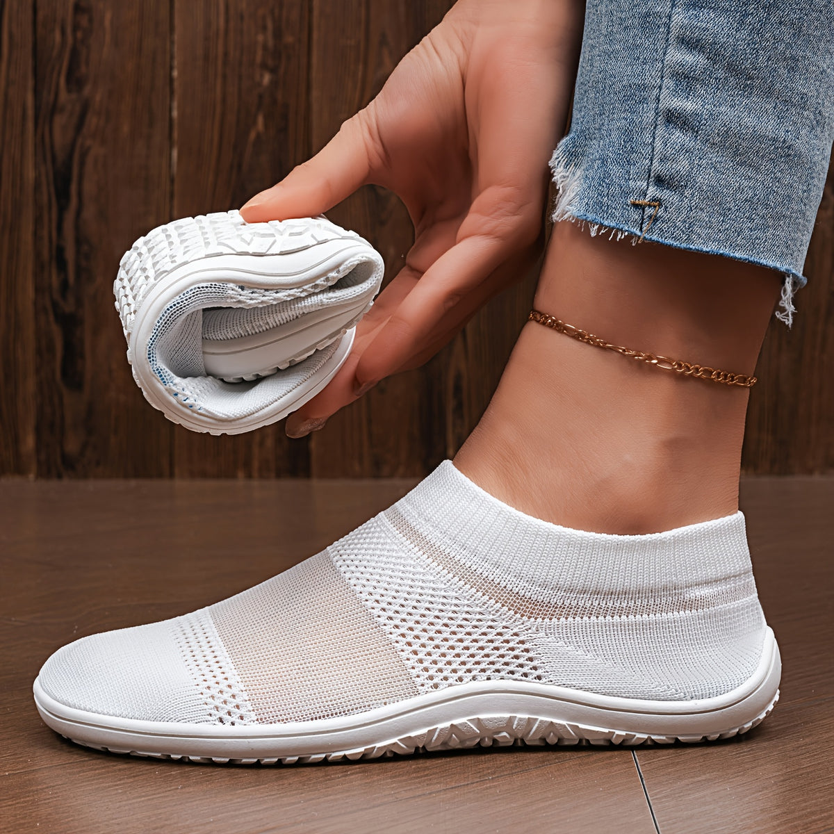 Zero drop barefoot sneakers voor dames - Licht en ademend