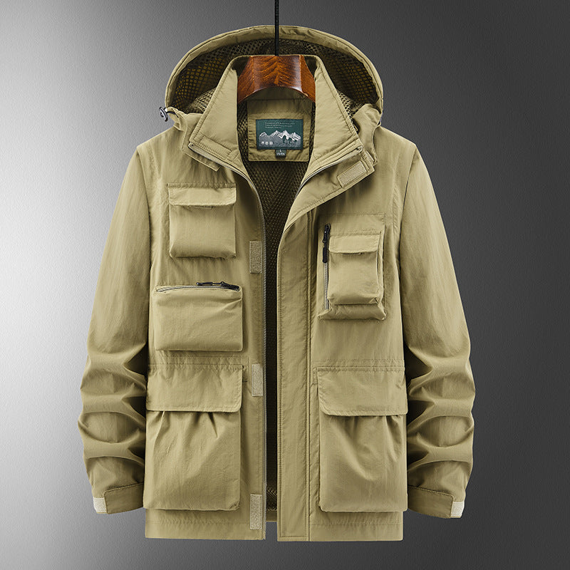 Heren outdoor shell jack - Licht en beschermend