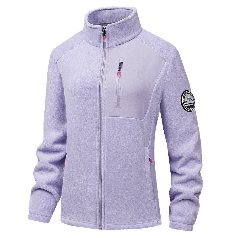 Fleece jas met opstaande kraag - Warm en praktisch