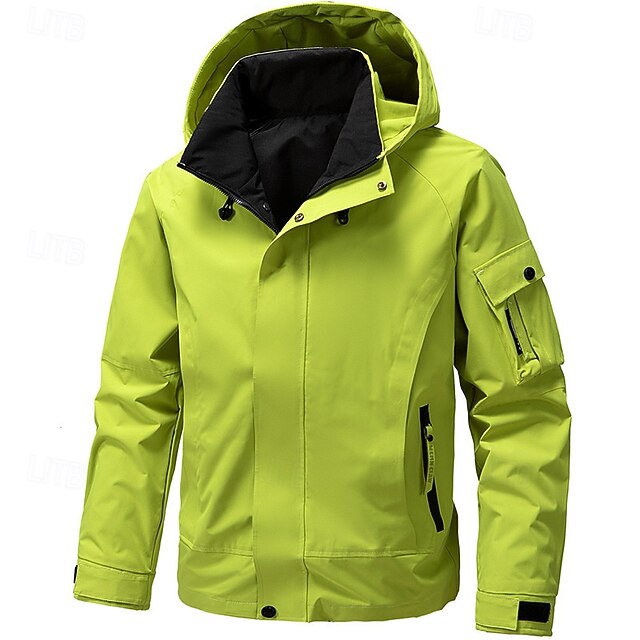 Padded men's hiking jacket - Windproof and durable