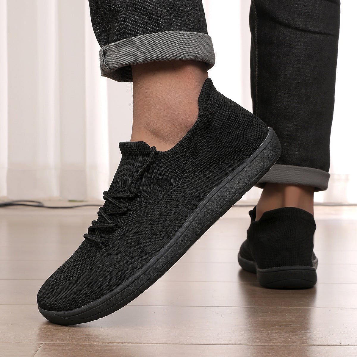 Ademende flyknit sportschoenen voor heren - Licht en flexibel