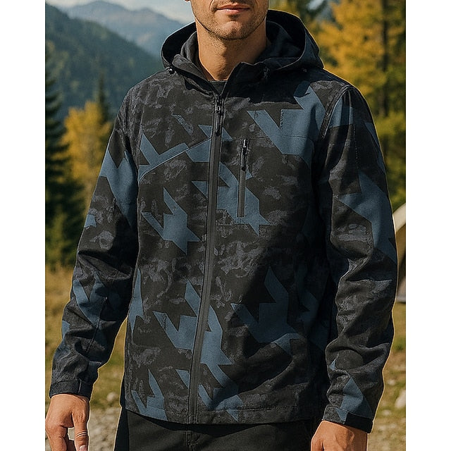 Men's hardshell hiking jacket - Waterproof and windproof