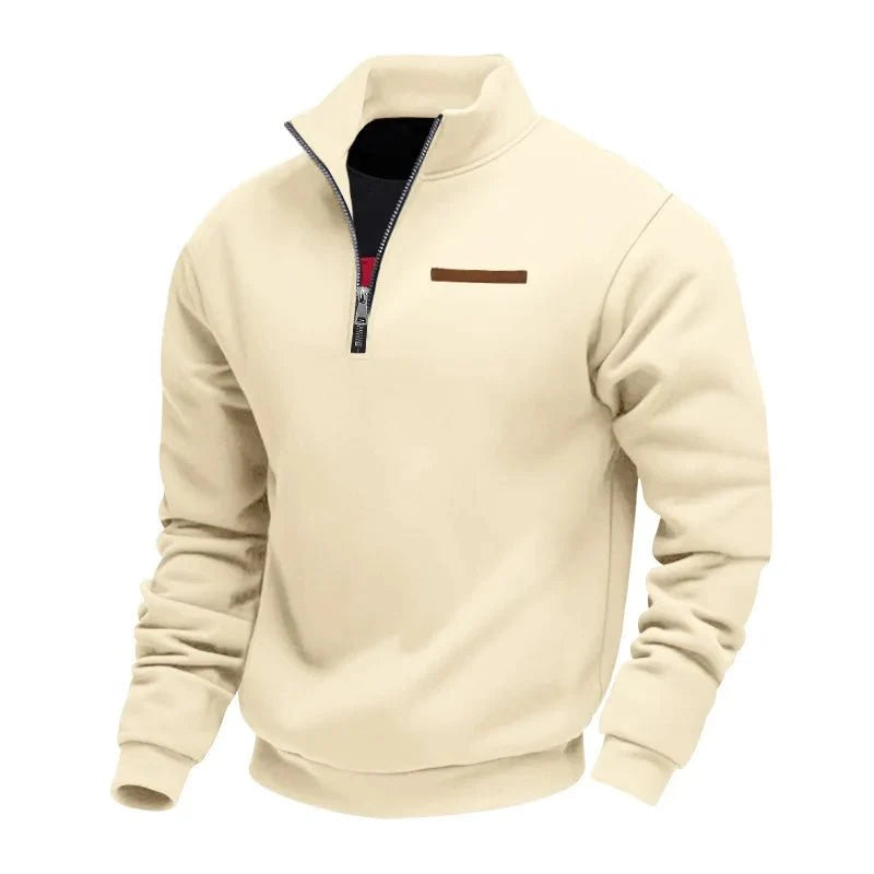 Fleece half-zip sweater for men - Warm and soft