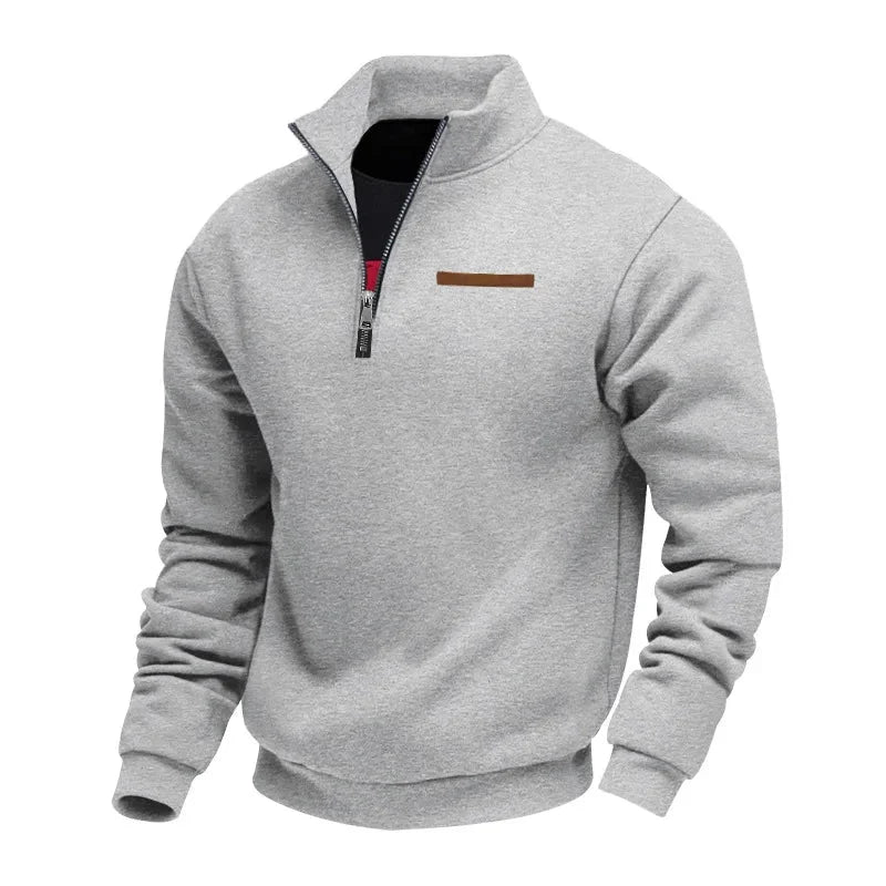 Fleece half-zip sweater for men - Warm and soft
