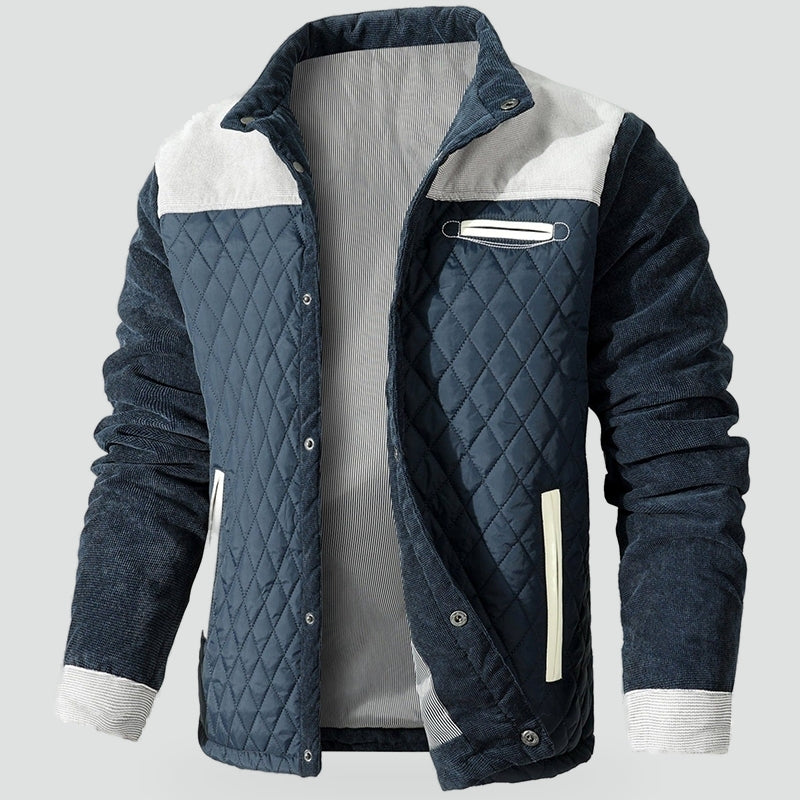 Herenjas met ruitpatroon - Casual en warm