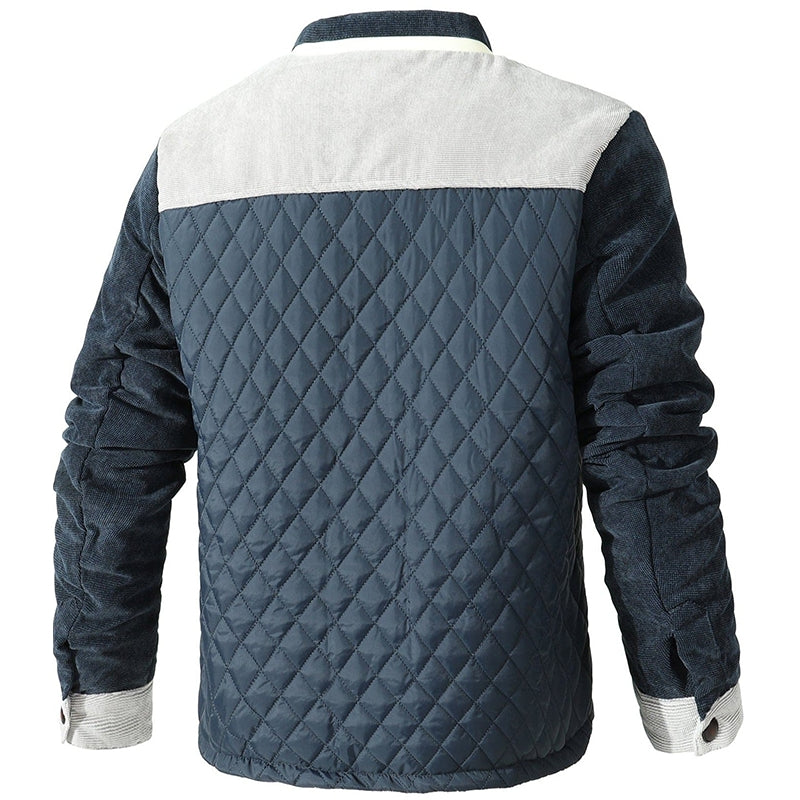Herenjas met ruitpatroon - Casual en warm