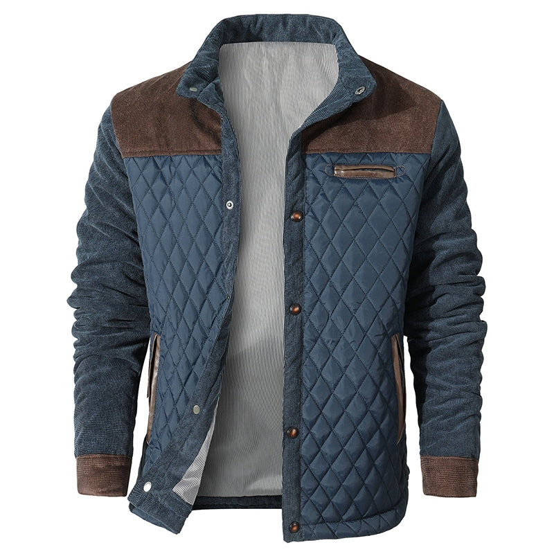 Herenjas met ruitpatroon - Casual en warm