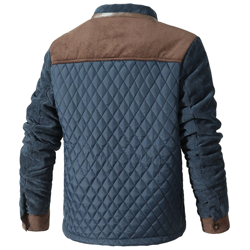 Herenjas met ruitpatroon - Casual en warm
