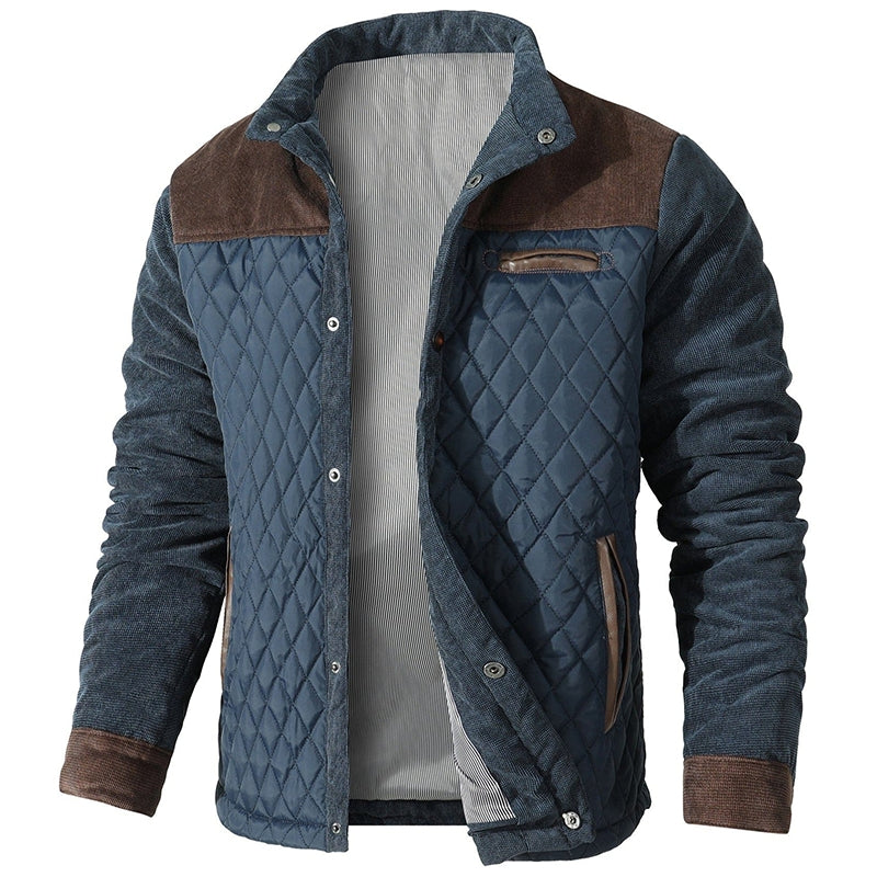 Herenjas met ruitpatroon - Casual en warm