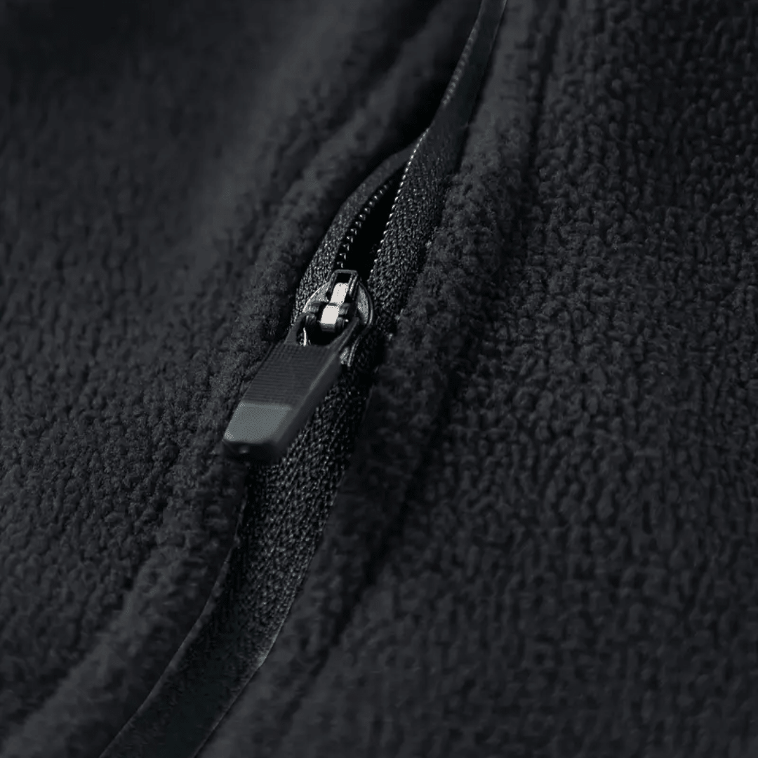 Heren thermische fleece half-zip - Ademend en warm