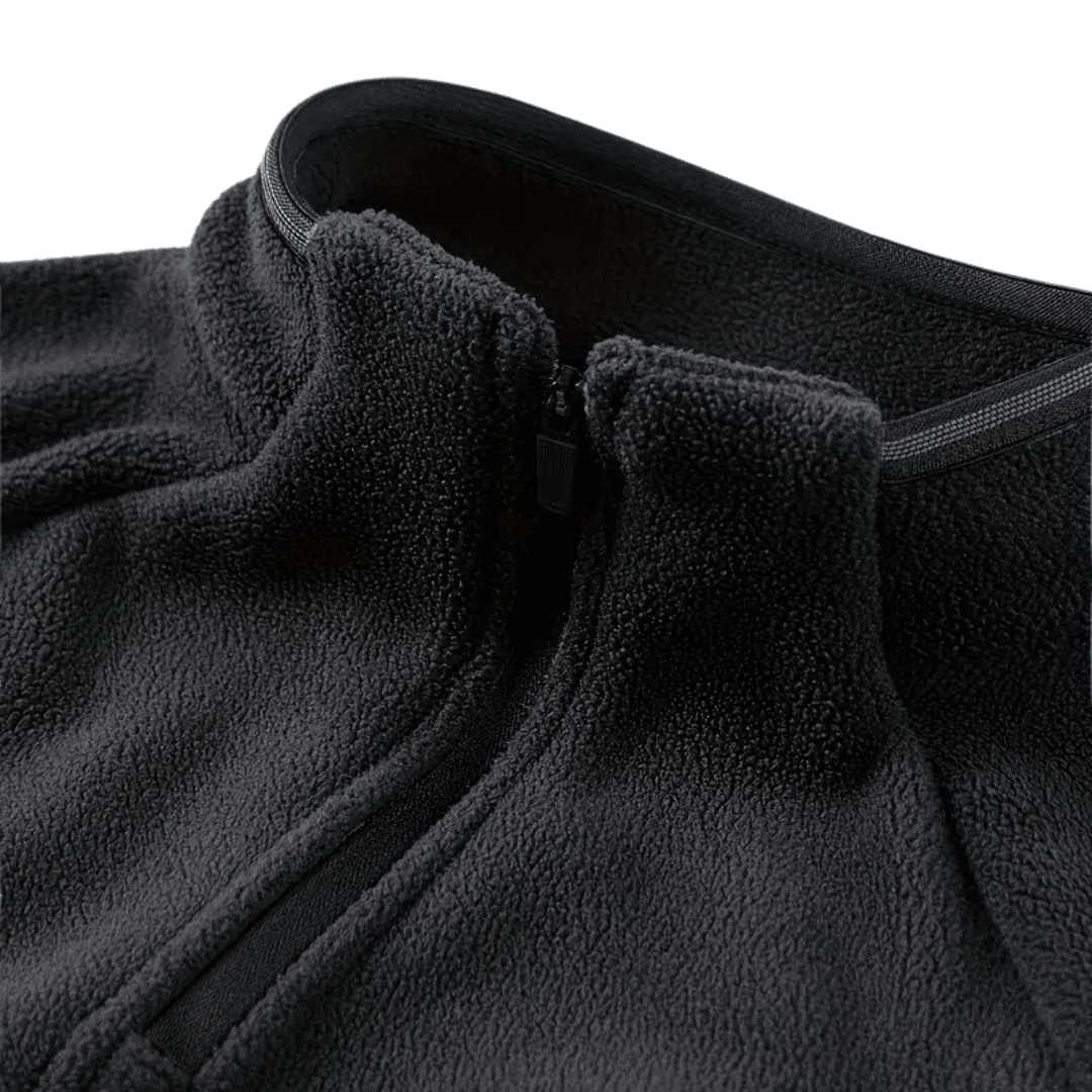 Heren thermische fleece half-zip - Ademend en warm