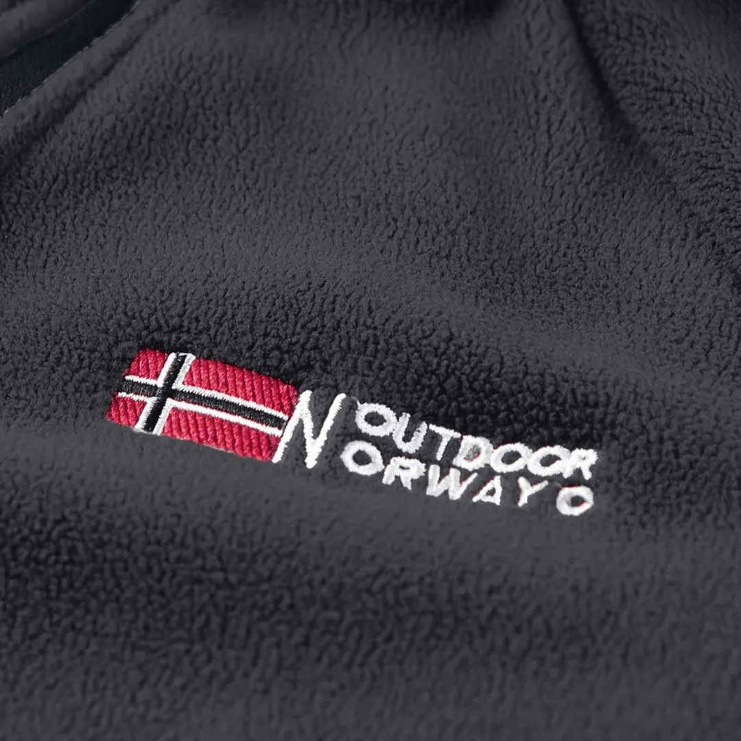 Heren thermische fleece half-zip - Ademend en warm