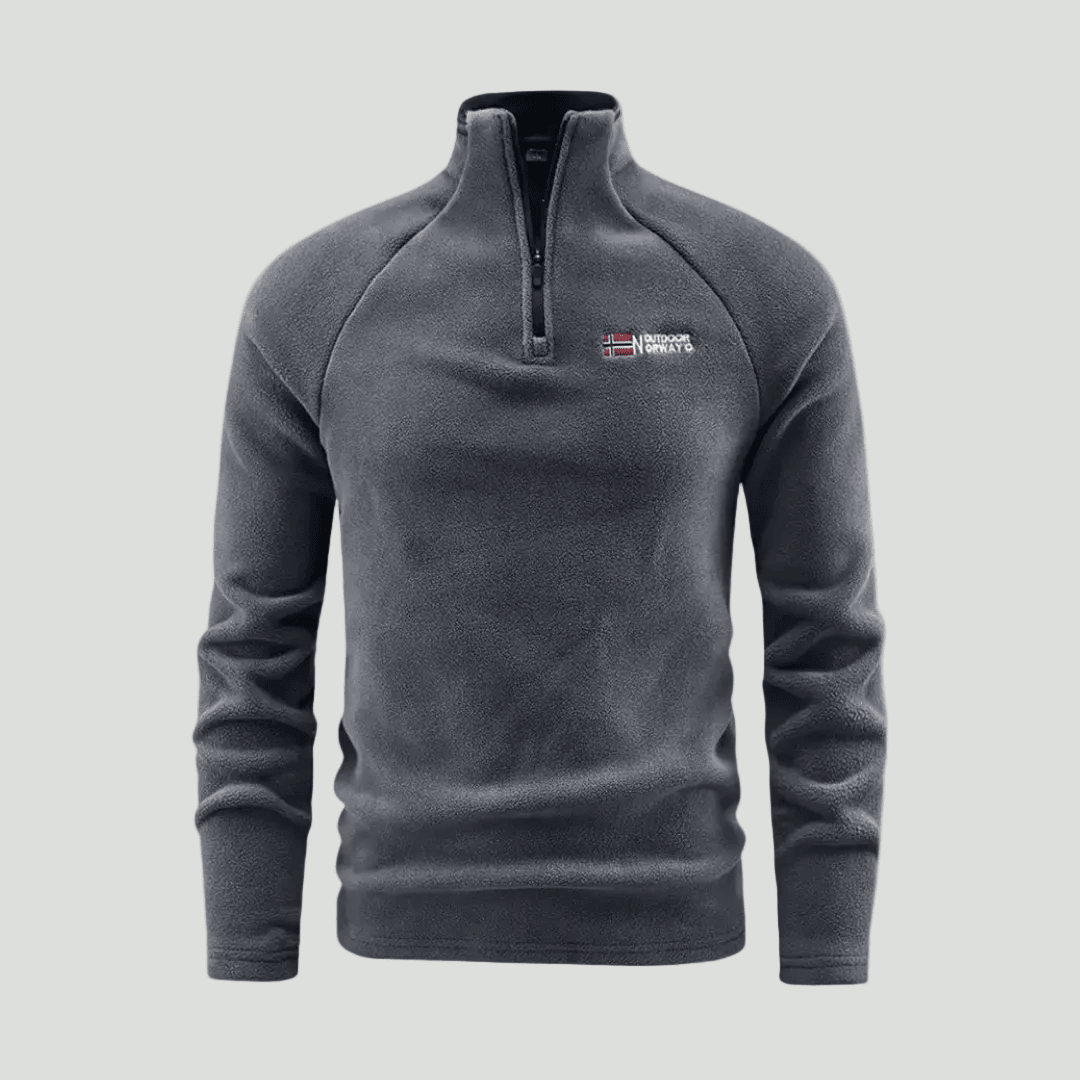 Heren thermische fleece half-zip - Ademend en warm