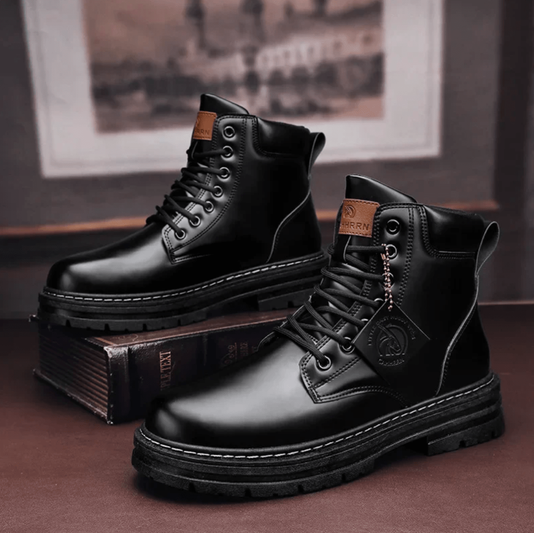 Heren veterboots met stevige zool - Comfortabel en robuust