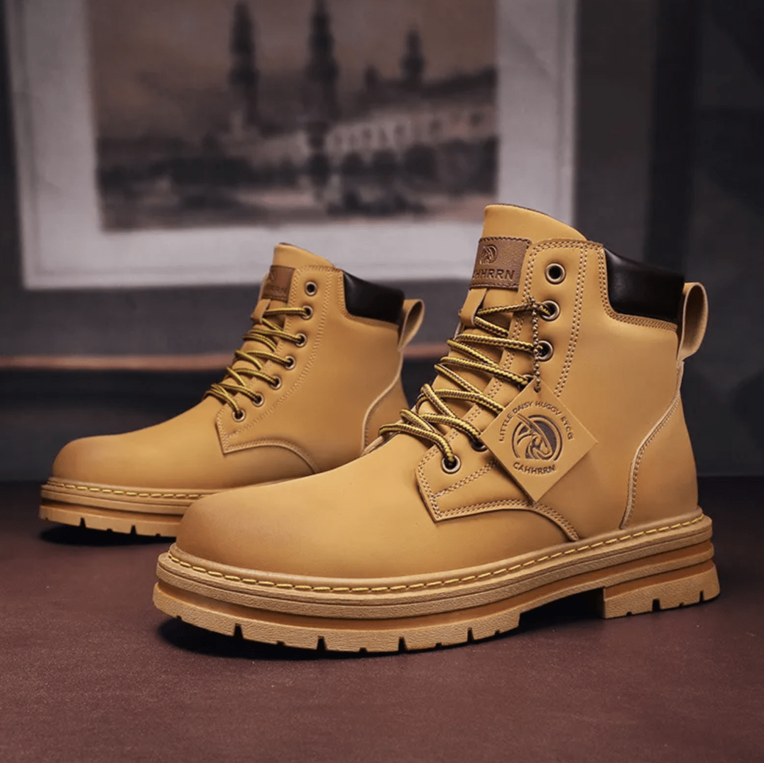 Heren veterboots met stevige zool - Comfortabel en robuust