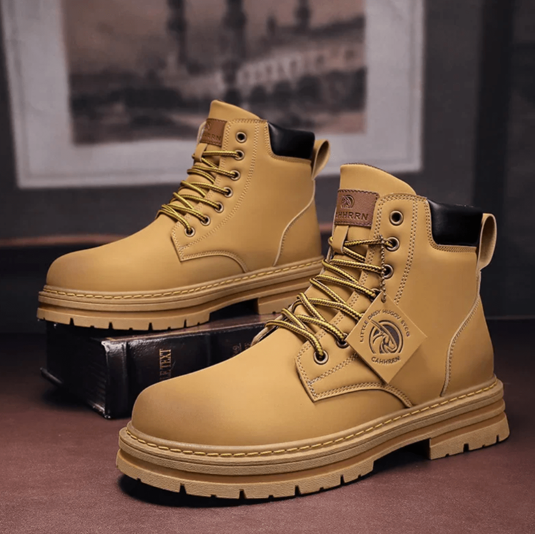 Heren veterboots met stevige zool - Comfortabel en robuust