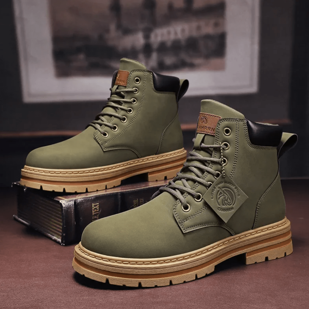Heren veterboots met stevige zool - Comfortabel en robuust