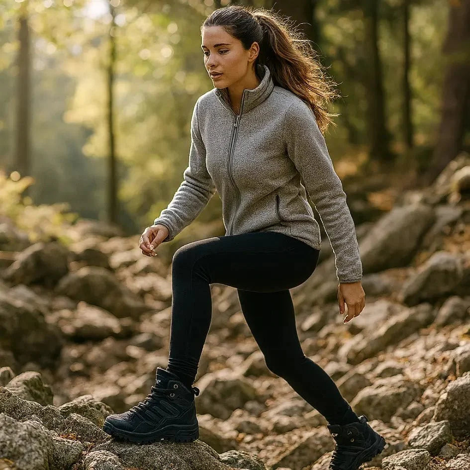High women's hiking shoes with grip - Sturdy and comfortable