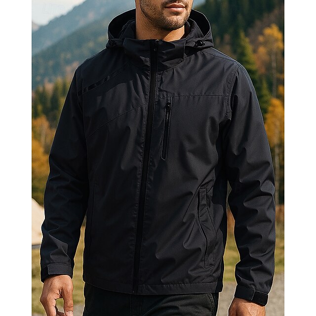 Men's hardshell hiking jacket - Waterproof and windproof