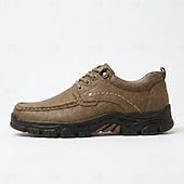 Men's moccasins with lug soles - Vintage and comfortable